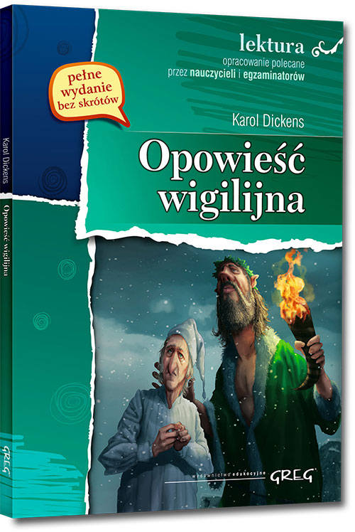 Zielono-granatowa okładka a na jej tle wizerunek dwóch mężczyzn z pochodnią.